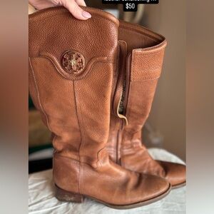 Tory Burch Brown Heeled Boots